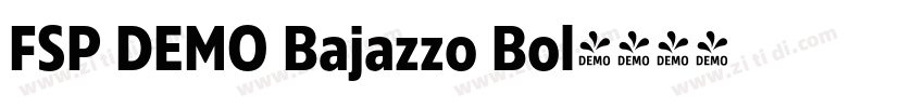 FSP DEMO Bajazzo Bol字体转换